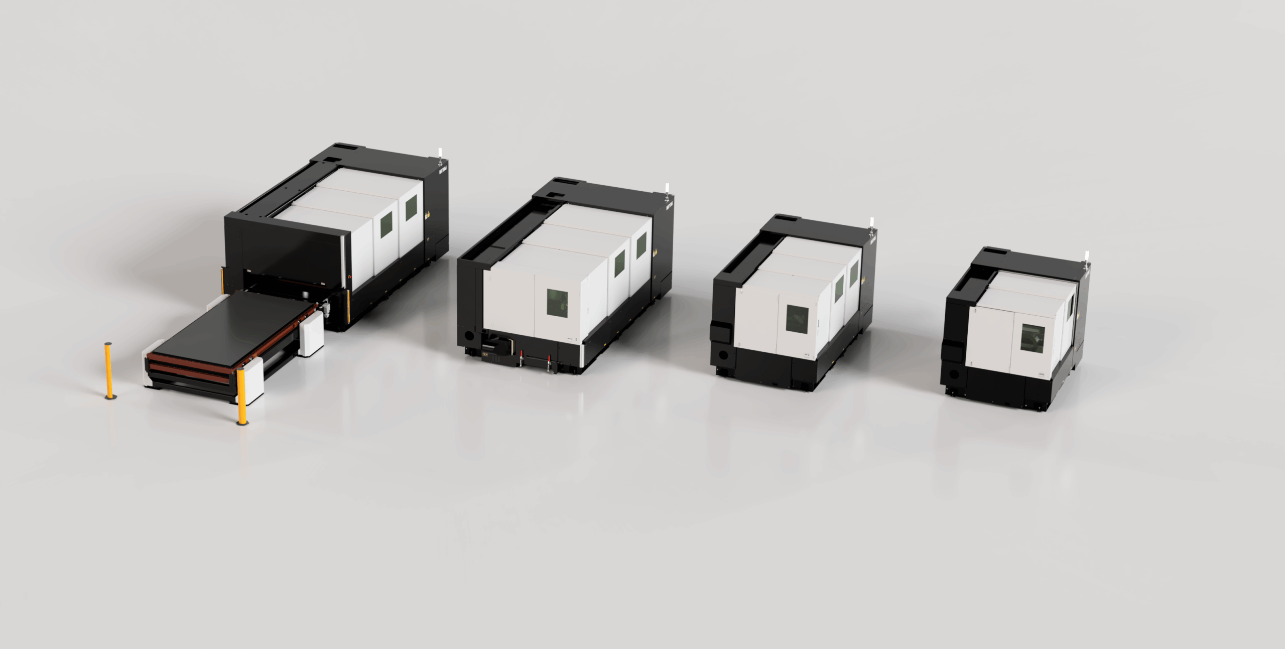 小型ファイバーレーザー切断加工機